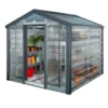Adman Steel Sheds Multigrow 8x8.8 Greenhouse With Adjustable Vent