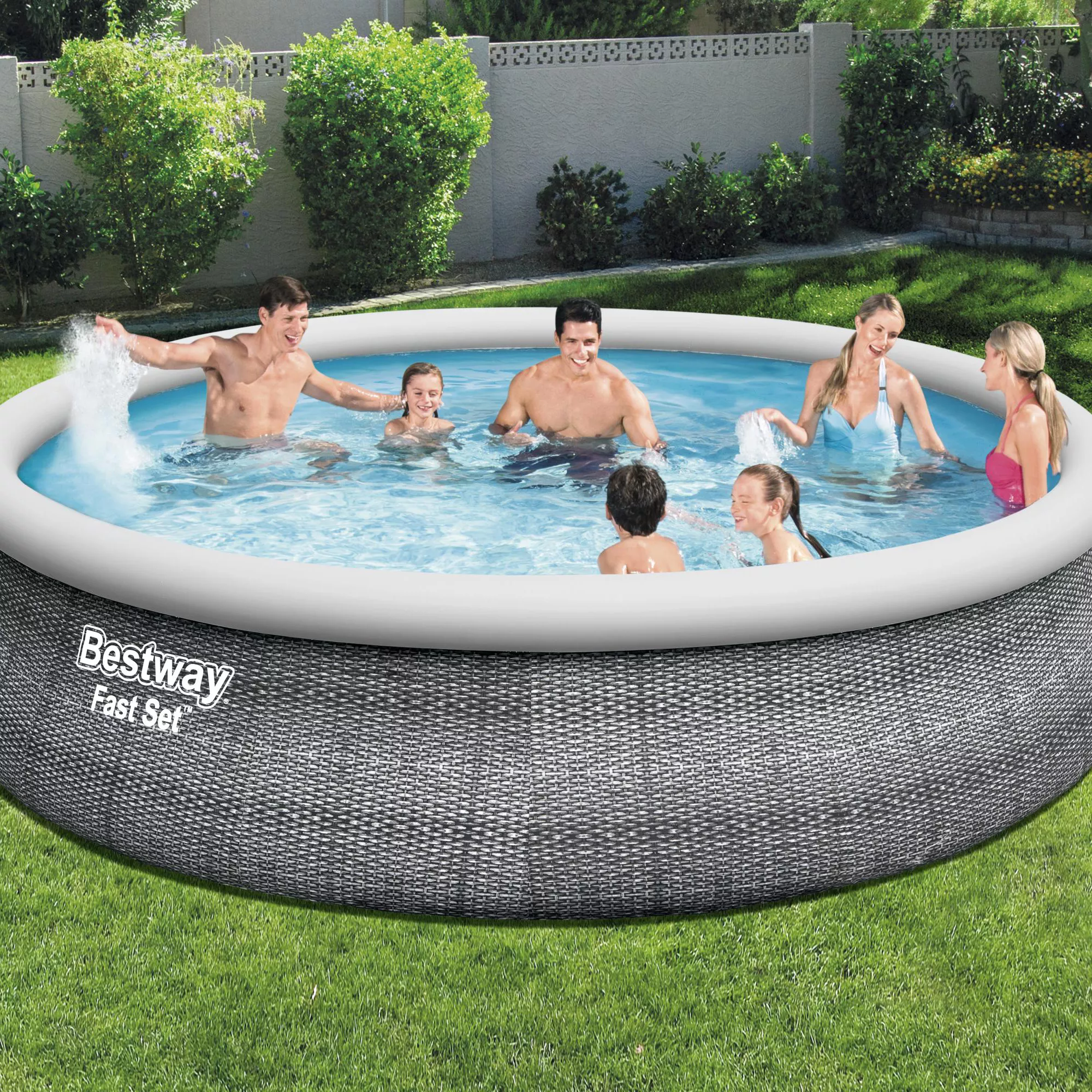 Bestway Fast Set Polyvinyl Chloride (PVC) Pool - Image 2