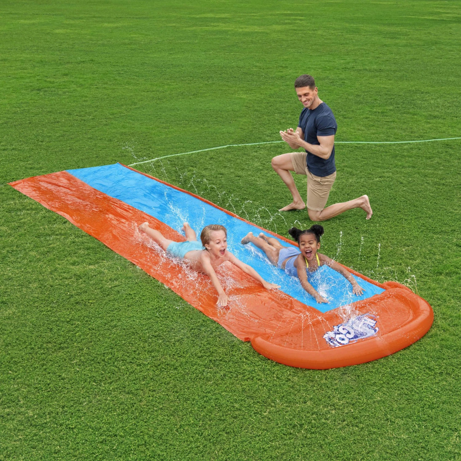 Bestway Multicolour Rectangular Small Water Slide - Image 5