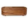Blooma Bopha Brown Wooden Rectangular Trough