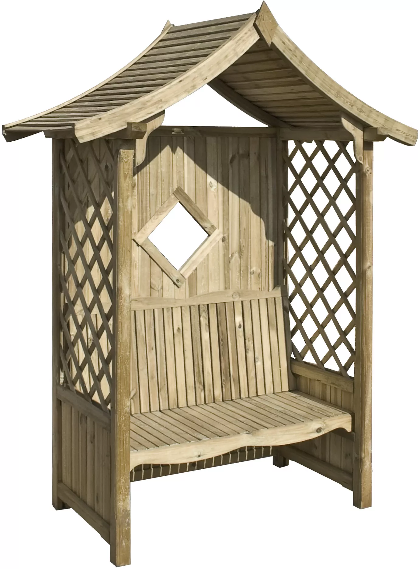 Blooma Elegant Arbour, (H)2340mm (W)1760mm (D)940mm - Assembly Service Included - Image 3