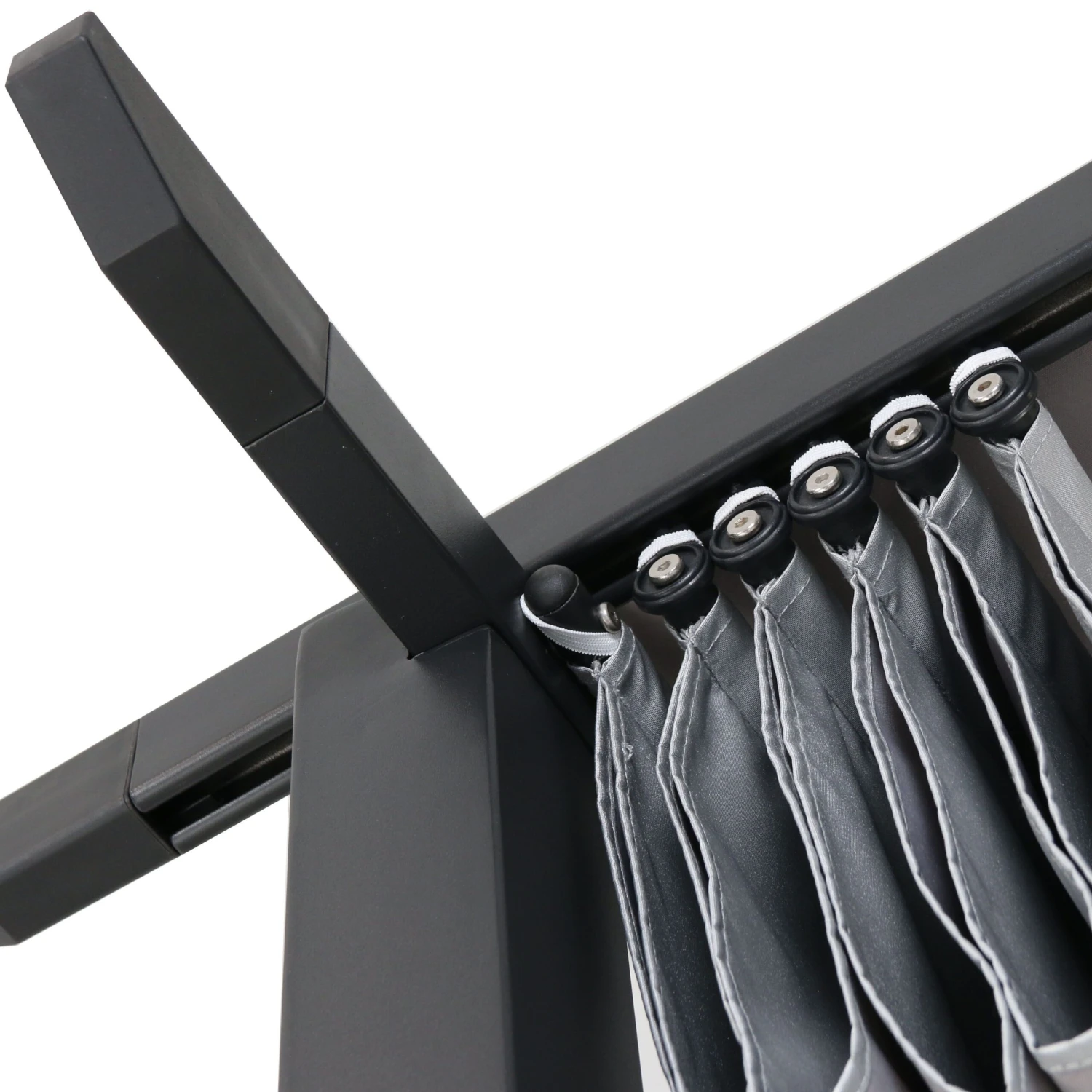 Blooma Moses Black Rectangular Gazebo, (W)4m (D)3m - Assembly Required - Image 5