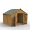 Forest Garden 10x10 Apex Dip Treated Shiplap Wooden Shed With Floor - Assembly Service Included