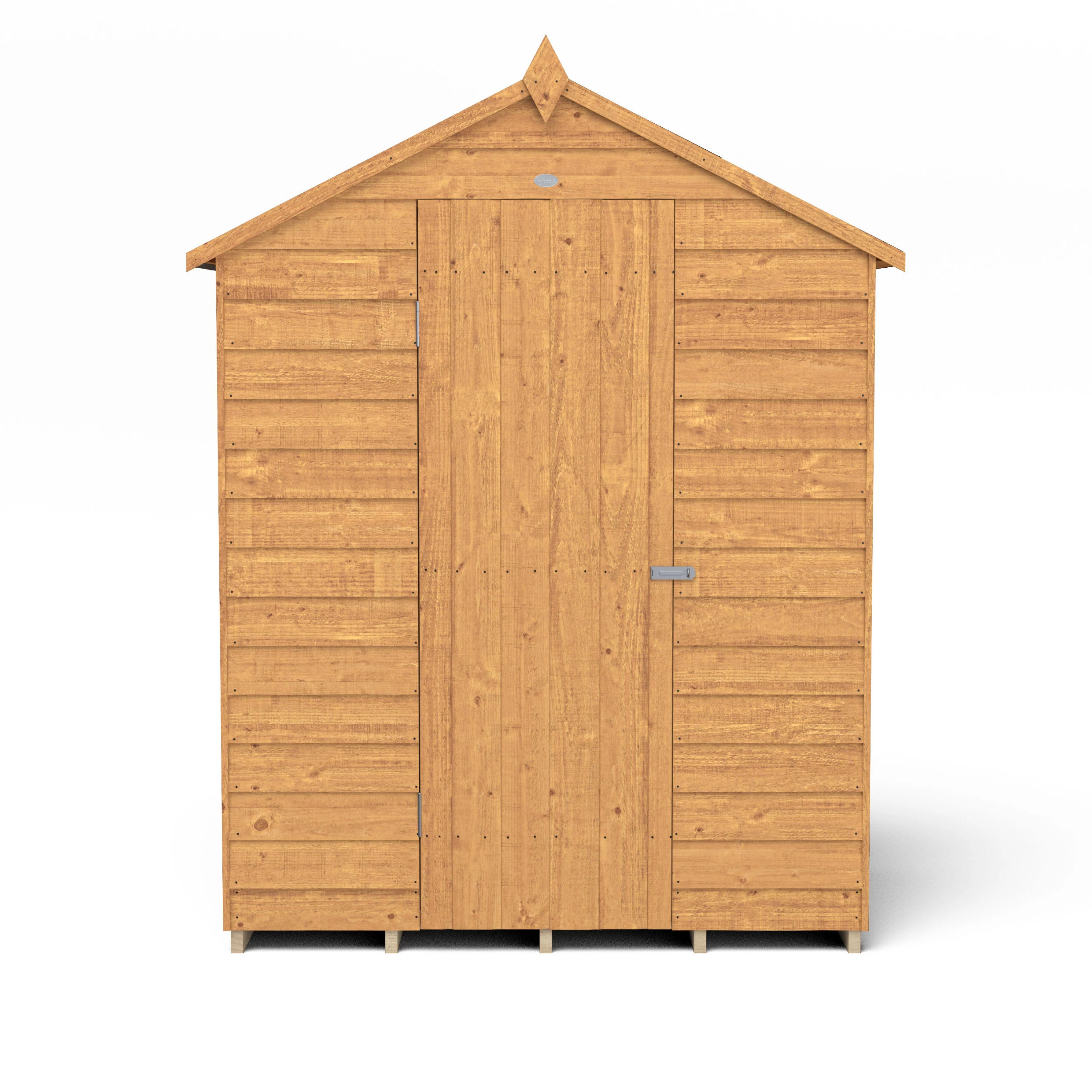 Forest Garden 5x3 Ft Apex Overlap Wooden Shed With Floor (Base Included) - Image 3