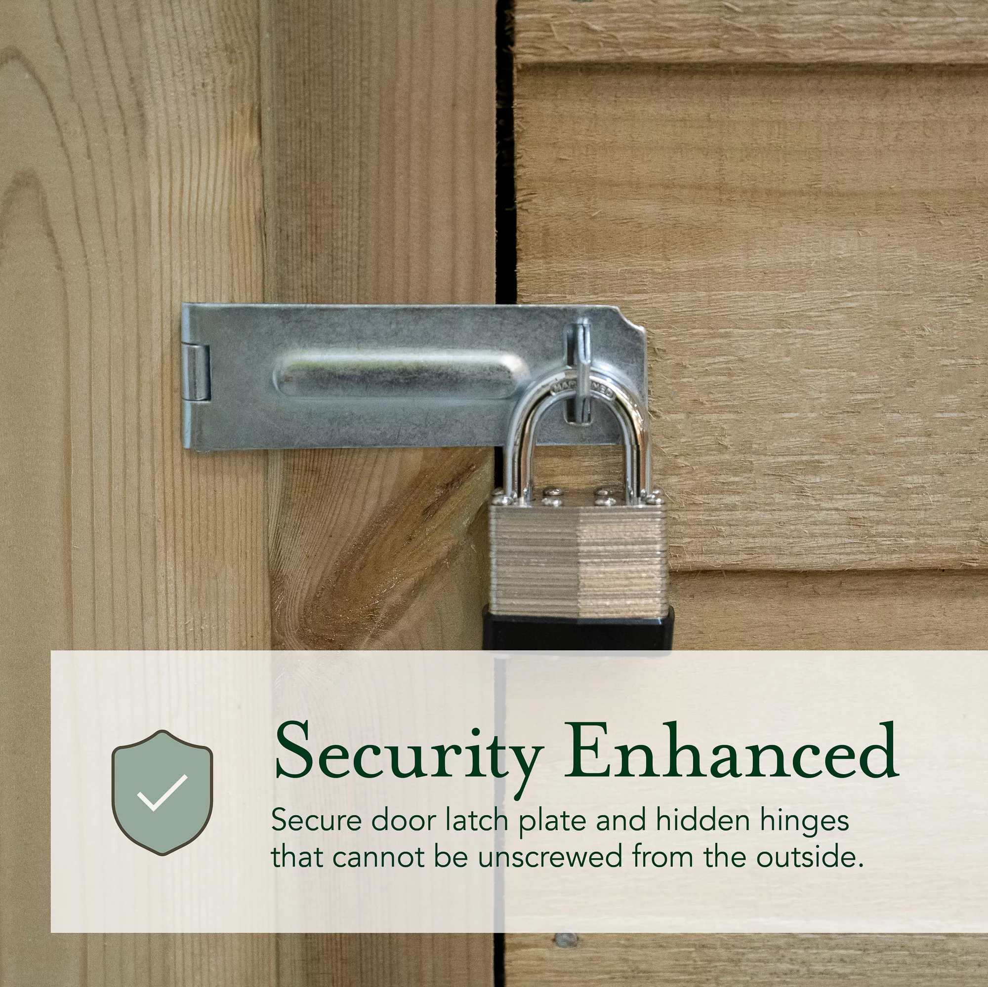 Forest Garden 6x10 Apex Pressure Treated Overlap Wooden Shed With Floor (Base Included) - Image 8