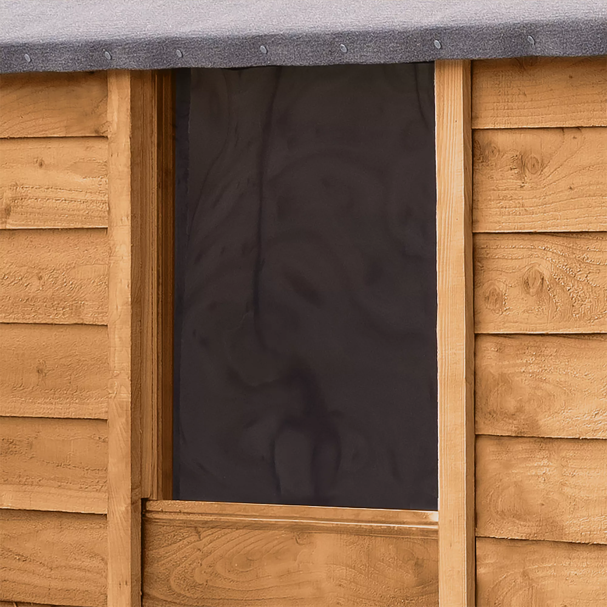 Forest Garden 6x4 Reverse Apex Dip Treated Overlap Wooden Shed With Floor (Base Included) - Assembly Service Included - Image 6