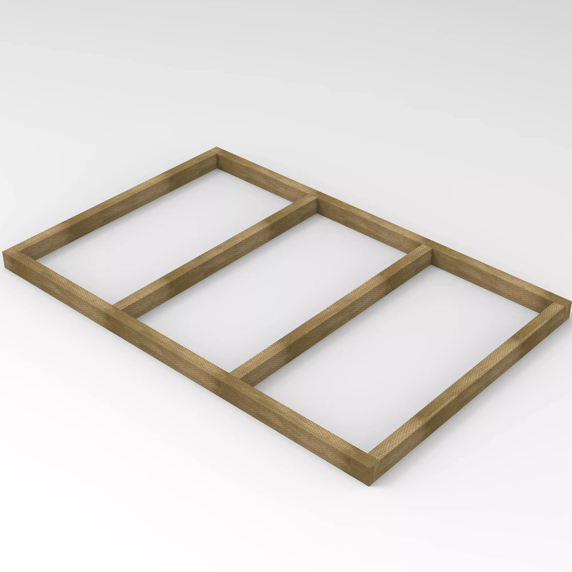 Forest Garden 6x4 Timber Shed Base (L) 118cm X (W) 0.18cm