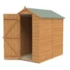 Forest Garden Delamere Range 6x4 Ft Apex Shiplap Wooden Shed With Floor