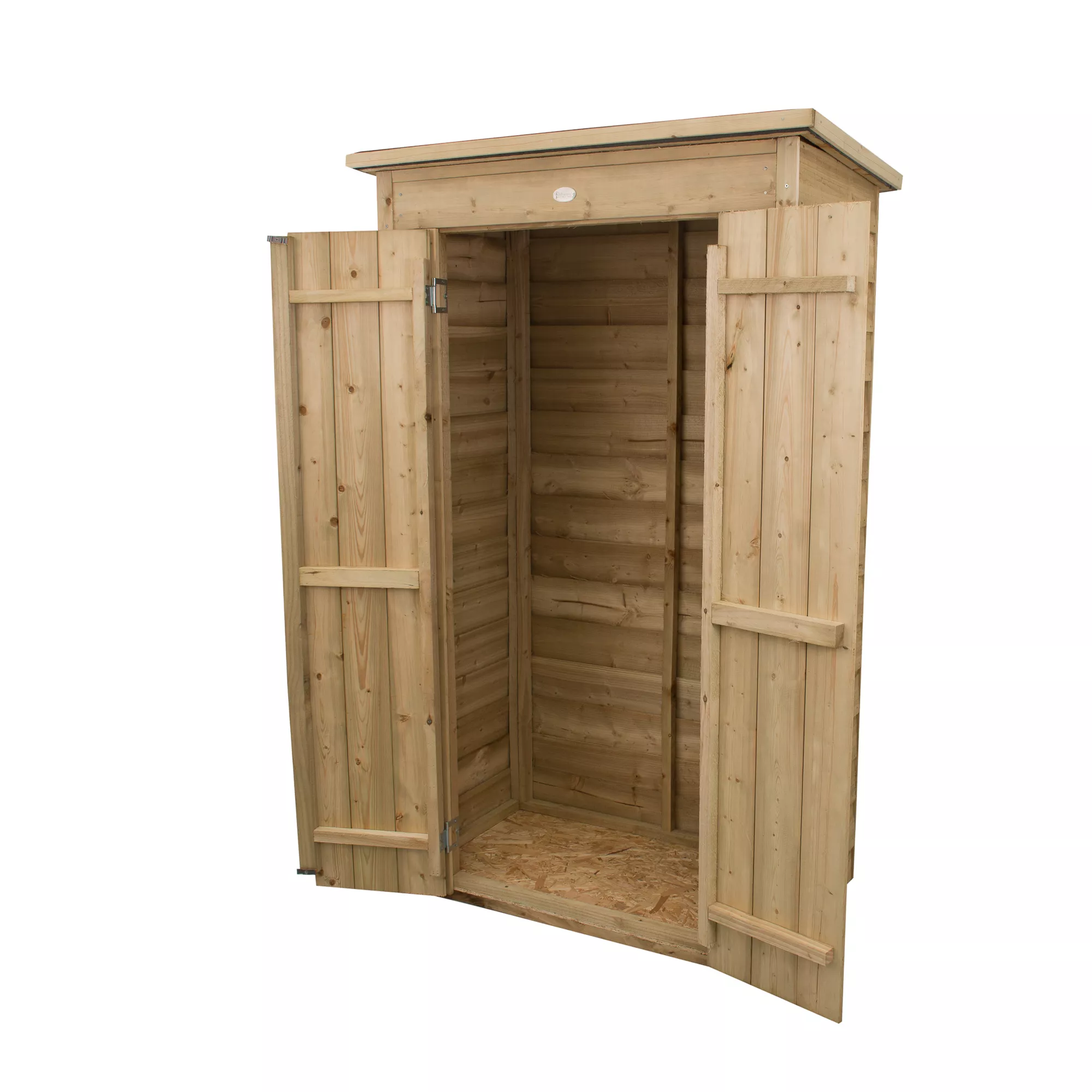 Forest Garden Overlap Wooden 3x2 Pent Garden Storage - Image 2