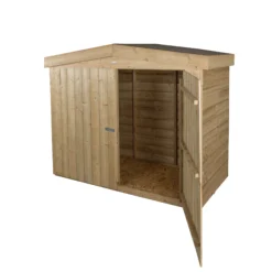 Forest Garden Overlap Wooden 6x3 Apex Garden Storage