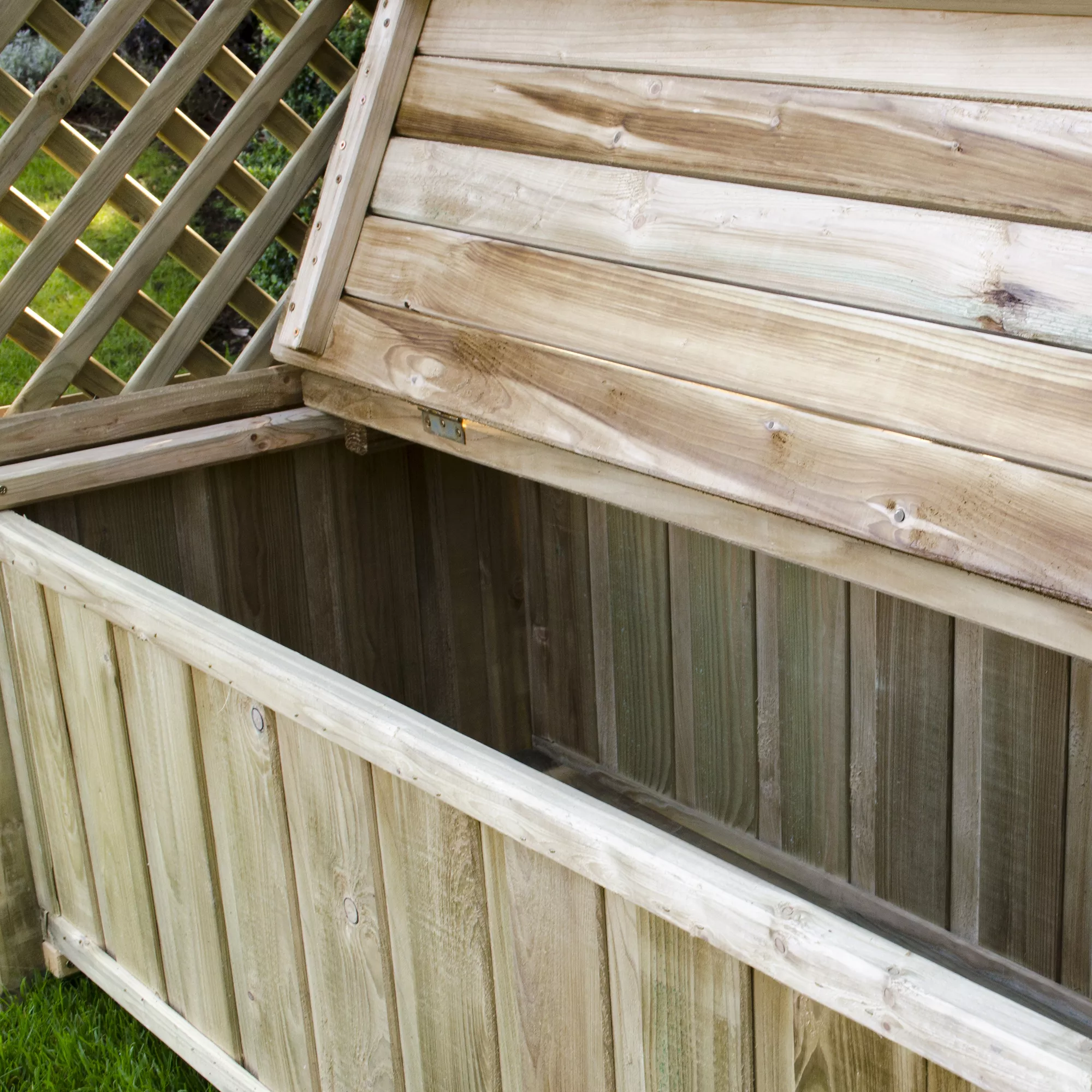 Forest Lyon Lattice Arbour, (H)2000mm (W)1560mm (D)670mm - Assembly Required - Image 5