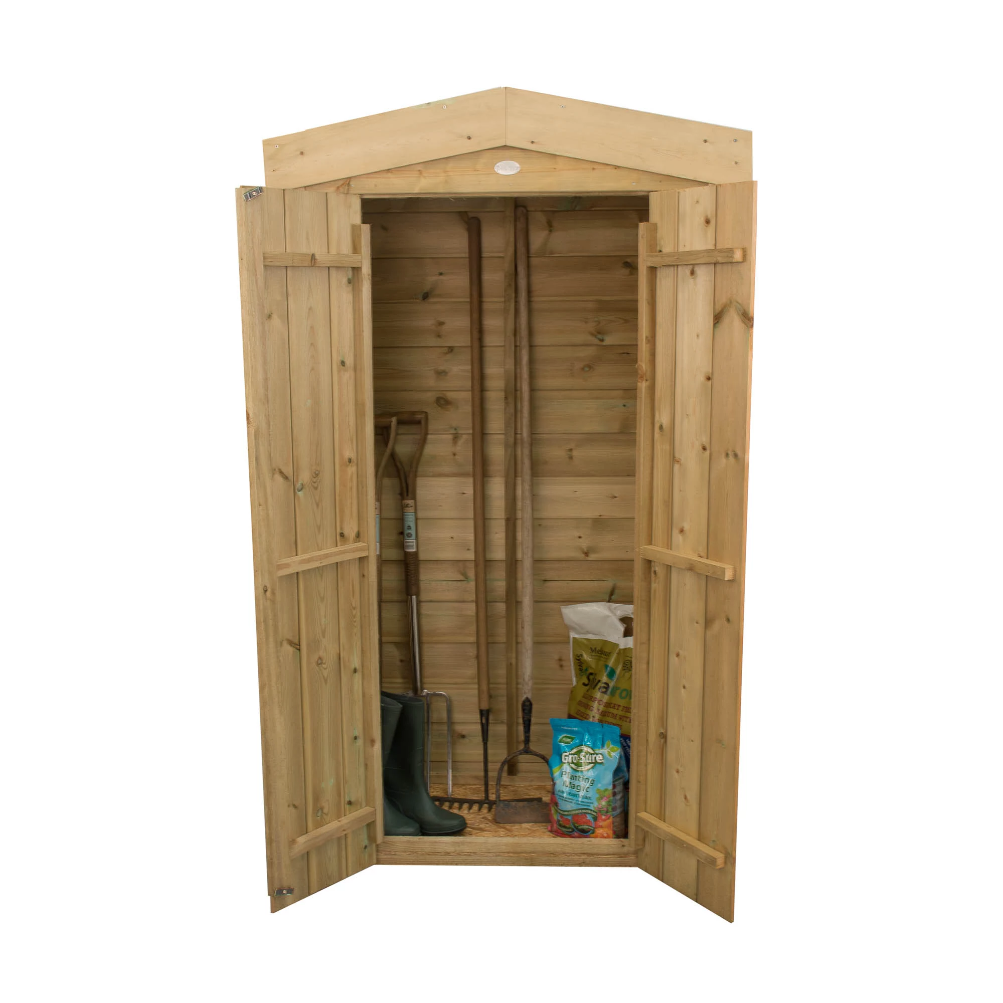 Forest Tall Shiplap 3.6x1.6 Apex Garden Storage 750L - Image 4
