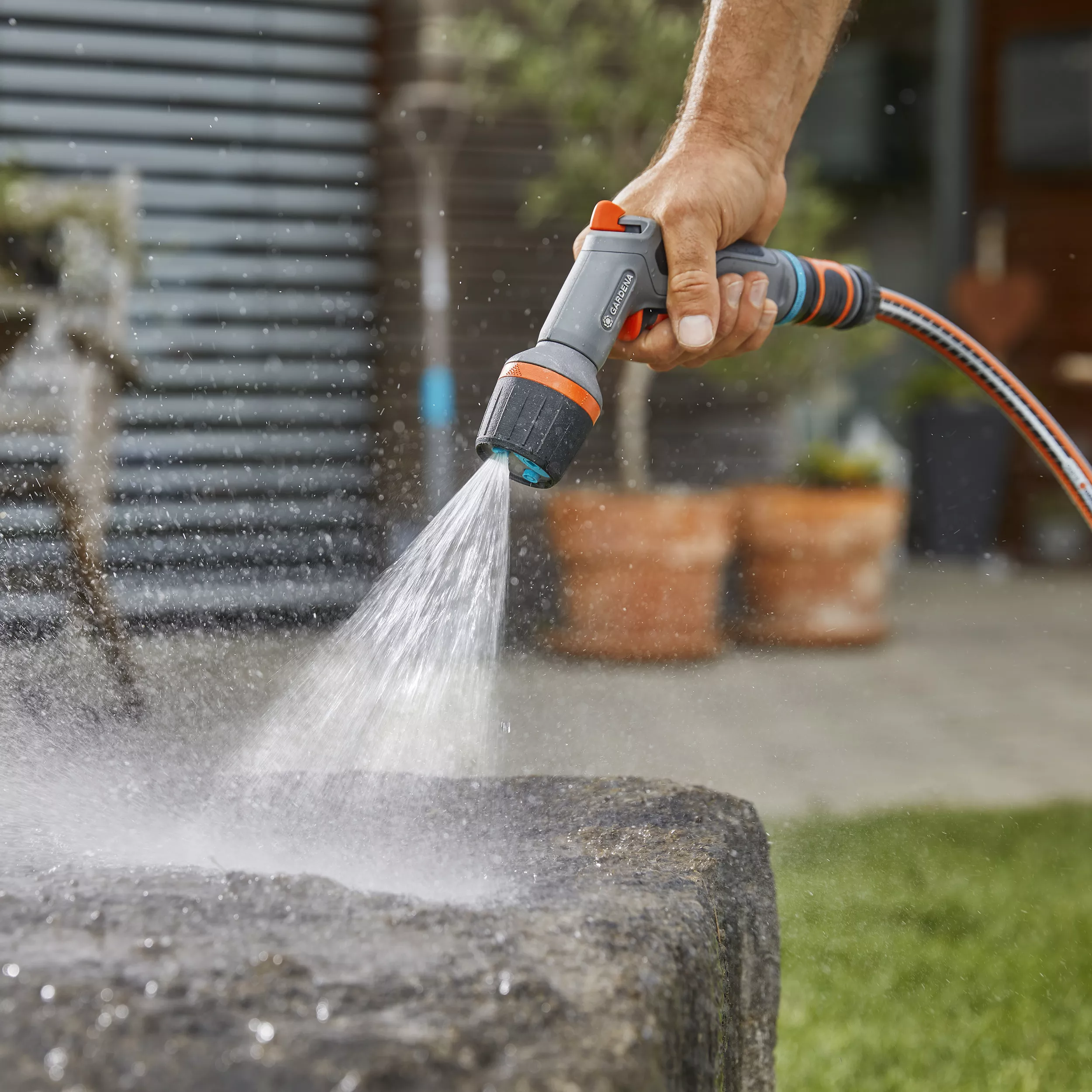 Gardena 4 Function Hose Spray Gun - Image 3