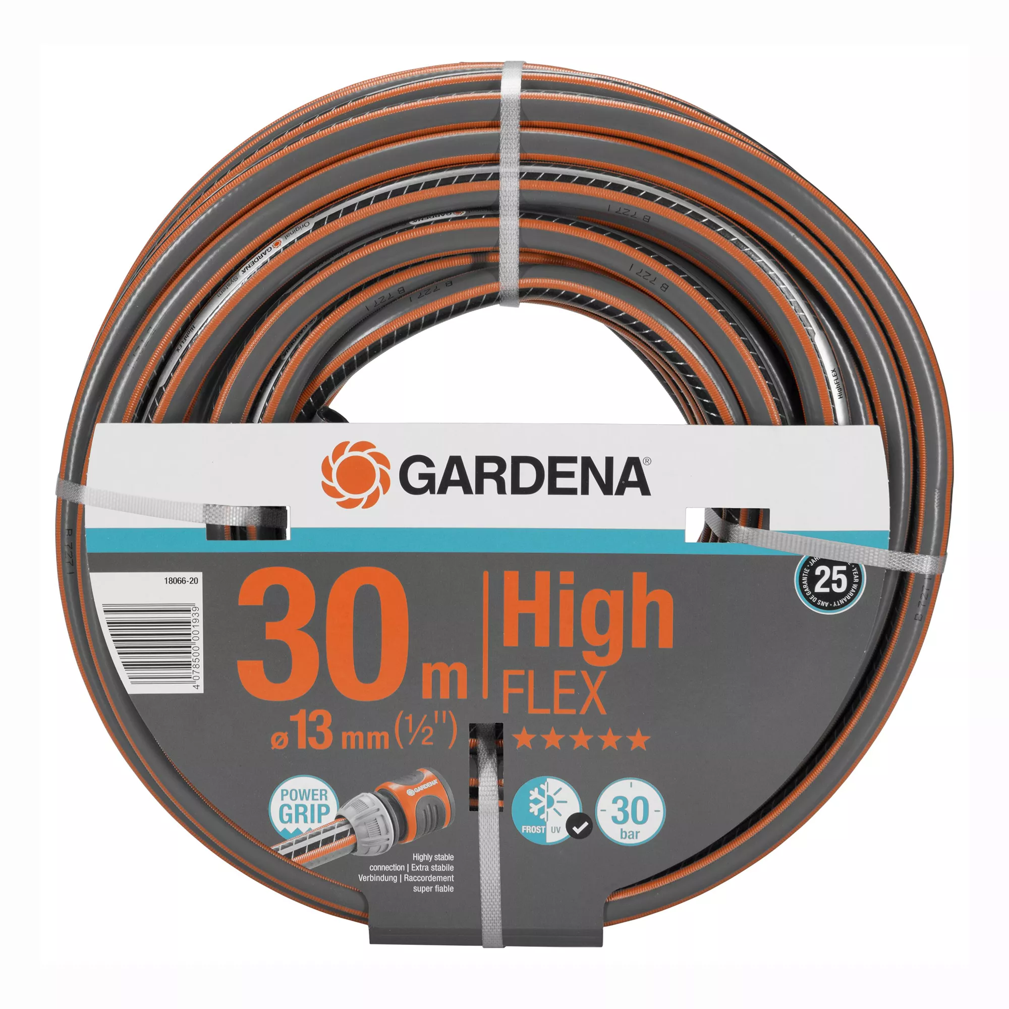 Gardena HighFLEX 18066 Black & Orange Hose Pipe (L)30m - Image 2