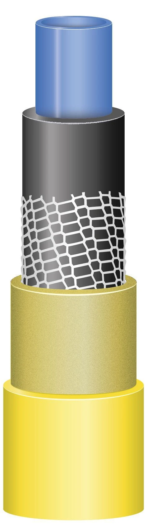 Hozelock Ultraflex 6765 0000 Yellow 5-layer Reinforced Hose Pipe (L)10m - Image 3