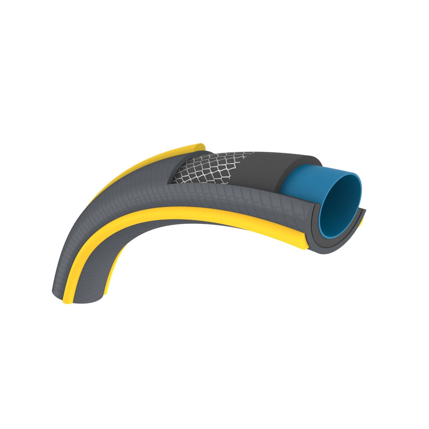 Hozelock Ultramax 116241 Grey & Yellow 5-layer Reinforced Hose Pipe (L)25m - Image 2