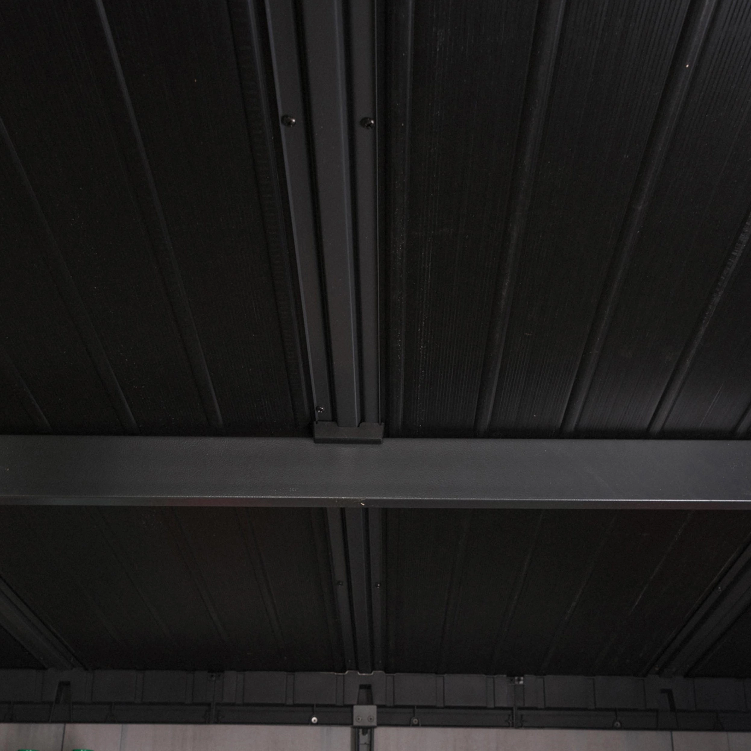 Keter Artisan 7x7 Ft Pent Tongue & Groove Grey Plastic Shed With Floor - Image 6