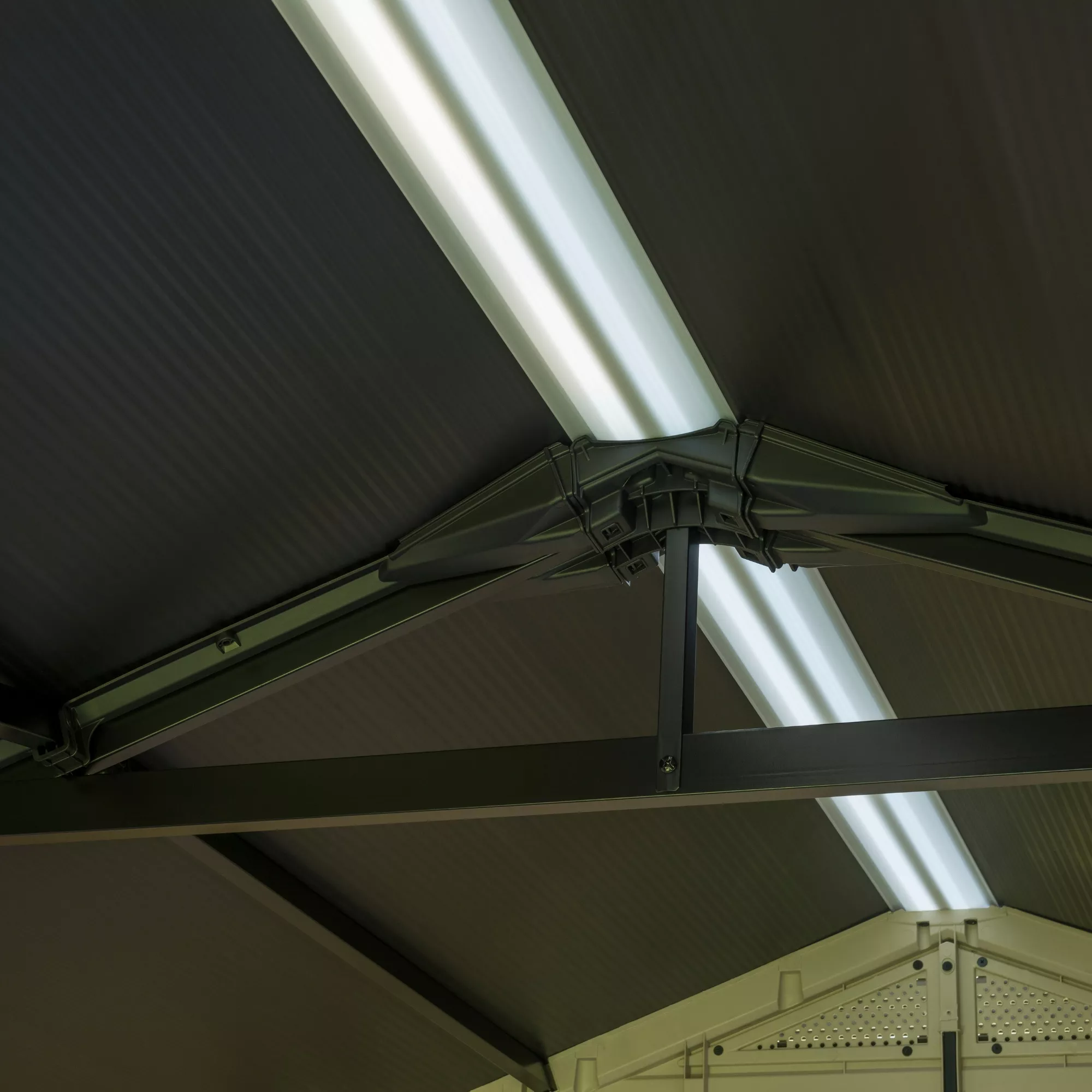 Keter Factor 8x8 Apex Beige Plastic Shed With Floor - Image 14