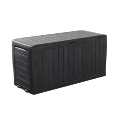 Keter Marvel Plus Grey Plastic 4x1 Garden Storage Box 270L