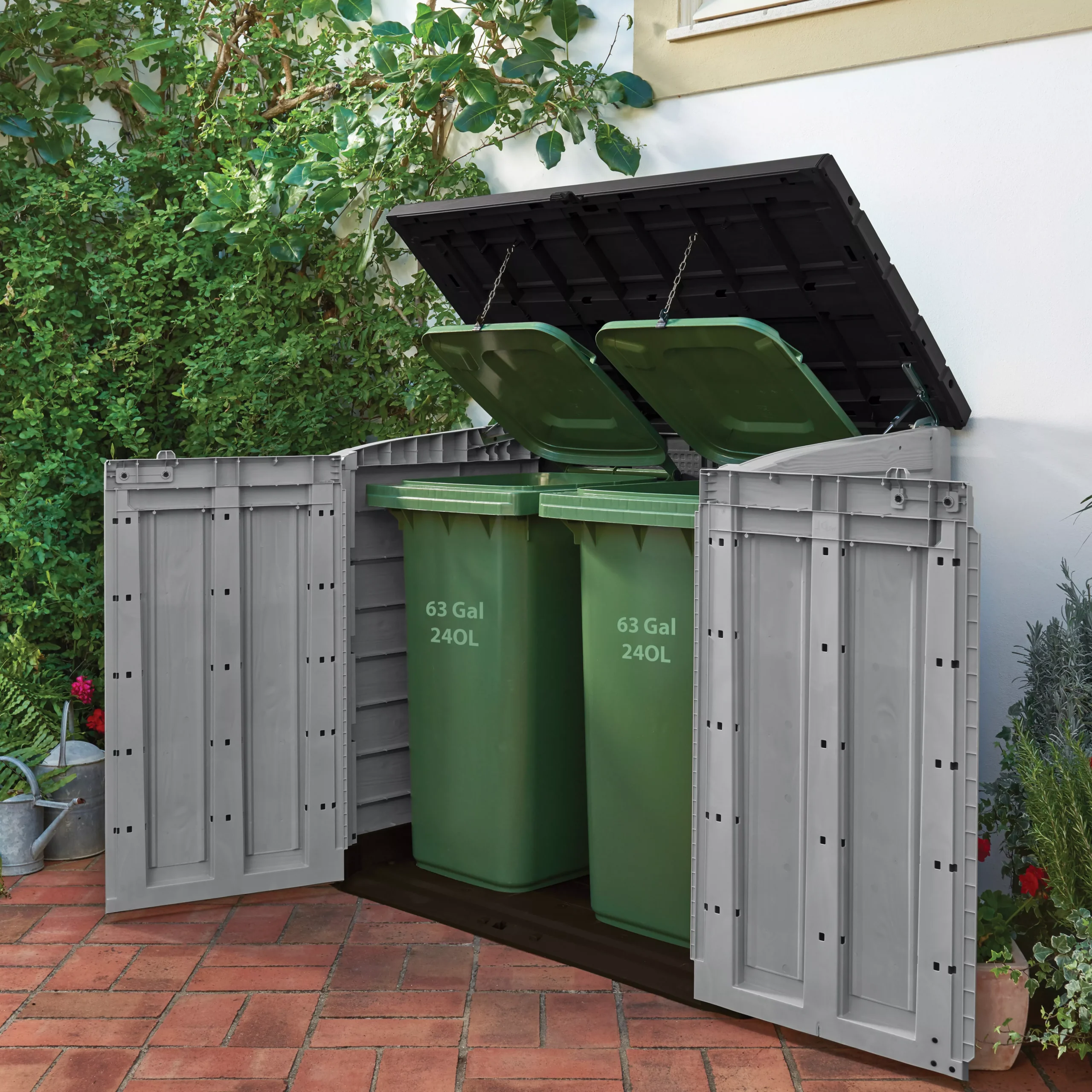 Keter Store It Out Max Wood Effect Garden Storage 1200L - Image 2