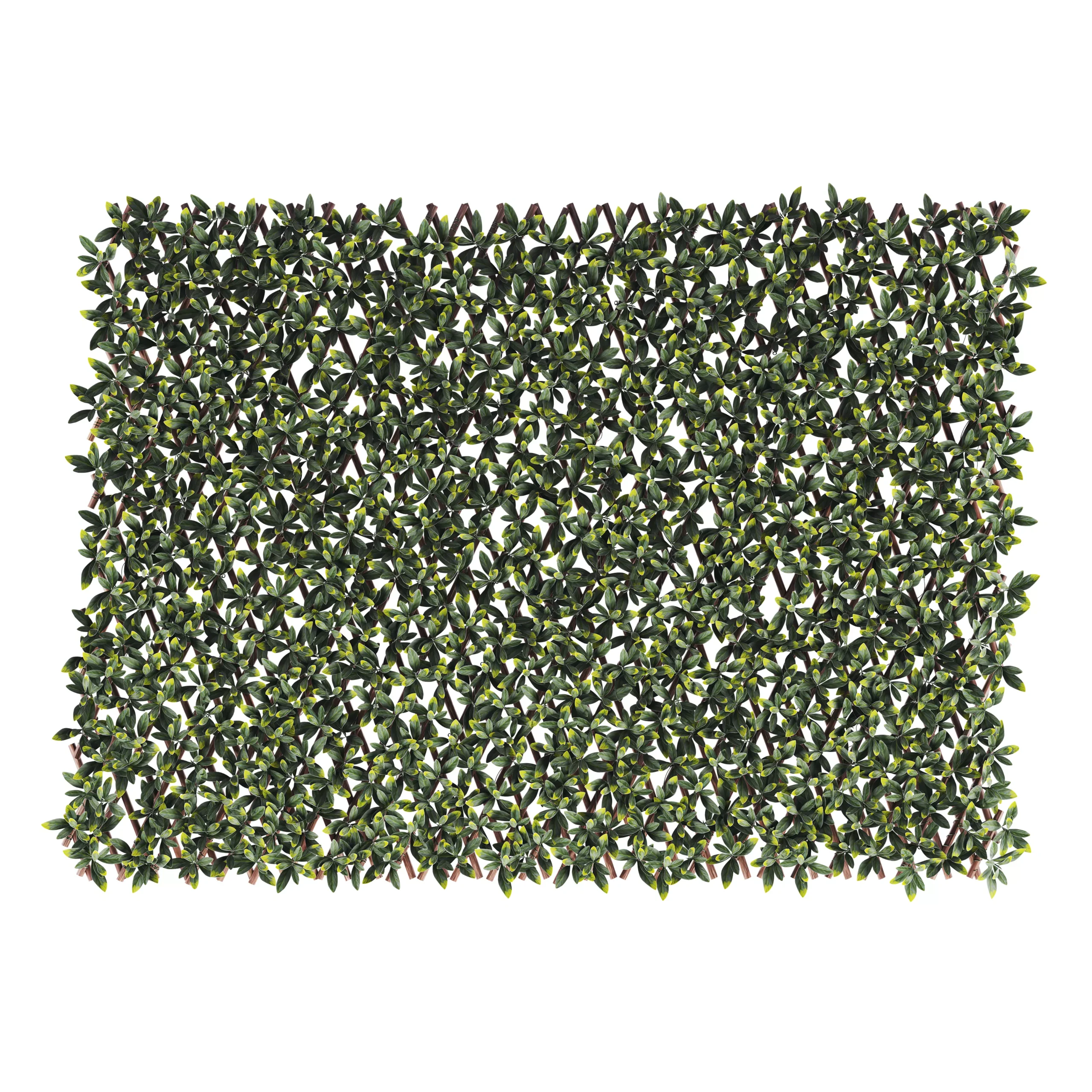 Klikstrom Extensible Fence With Bayberry Leaves Square Artificial Plant Wall, (H)1m (W)2m - Image 4