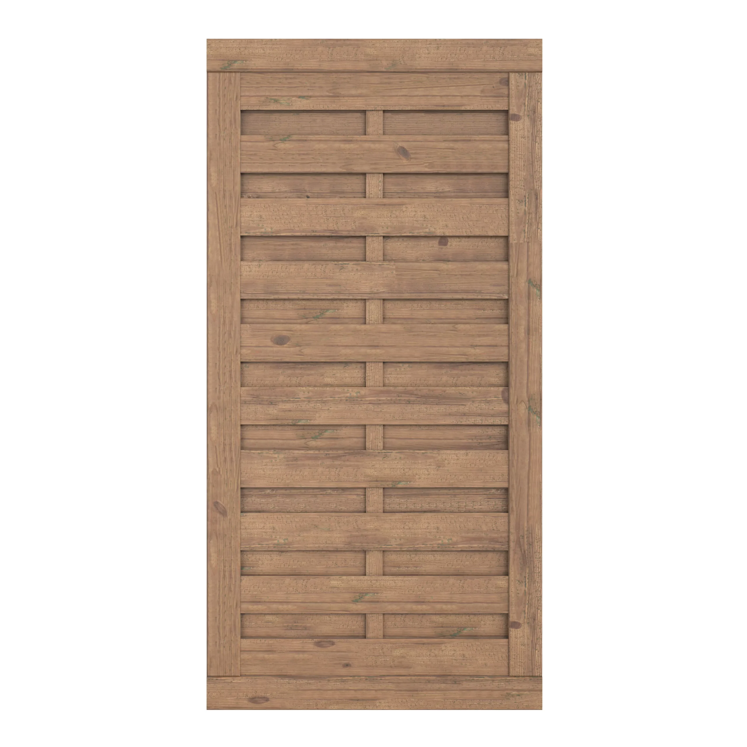 Klikstrom Tiama Pine Horizontal Slats Gate, (H)1.8m (W)0.9m