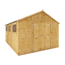 Mercia 15x10 Apex Shiplap Workshop With Double Door