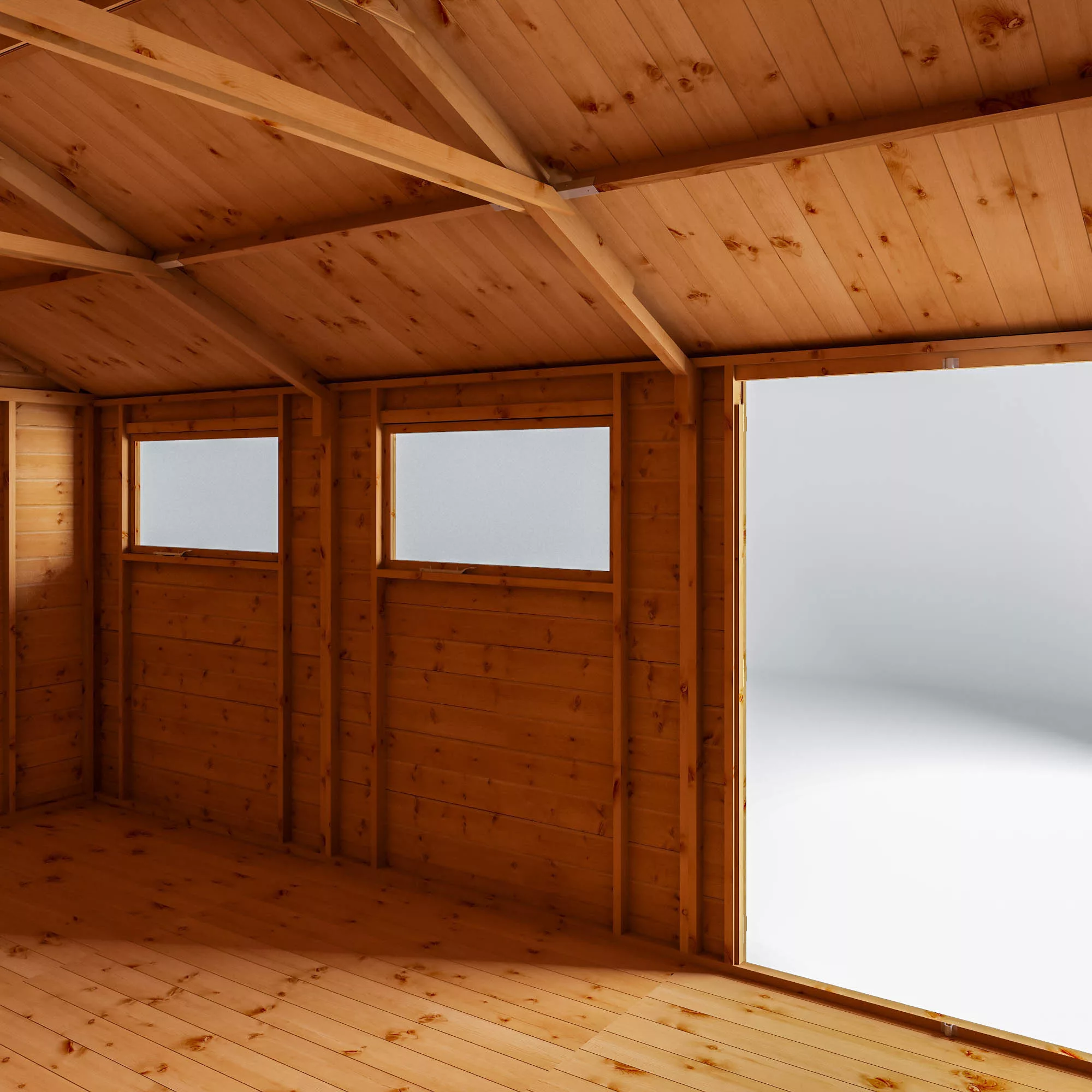 Mercia 15x10 Apex Shiplap Workshop With Double Door - Image 5