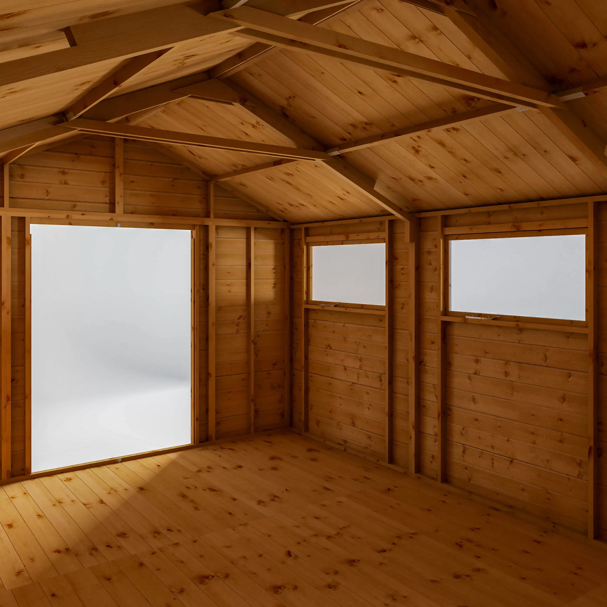 Mercia 15x10 Apex Shiplap Workshop With Double Door - Image 7