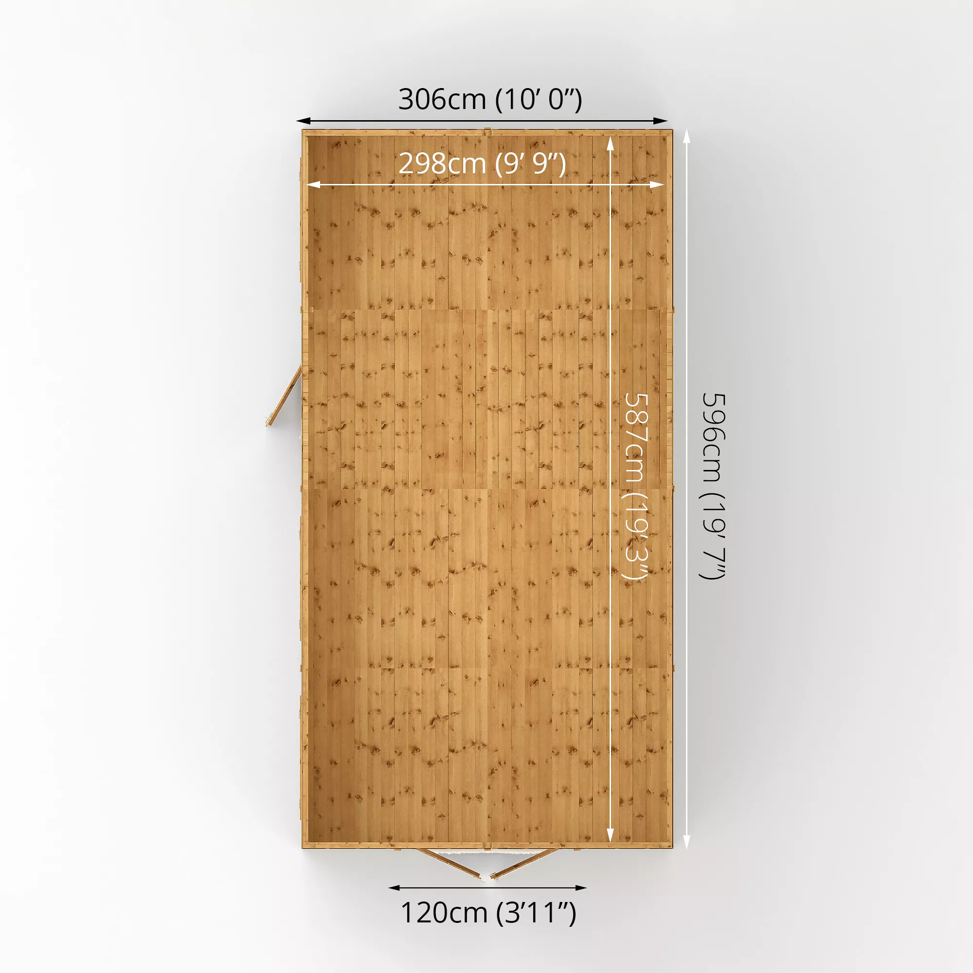 Mercia 20x10 Apex Shiplap Workshop With Double Door - Image 12