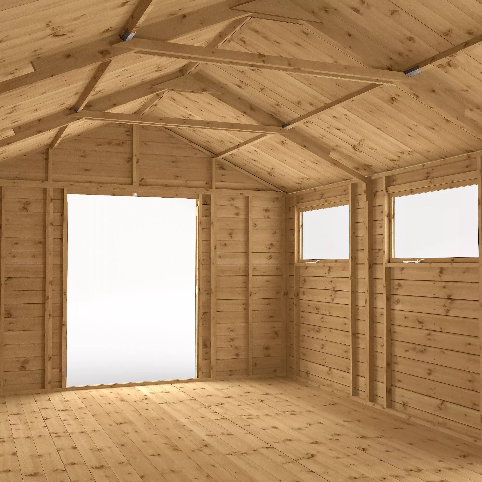 Mercia 20x10 Apex Shiplap Workshop With Double Door - Image 4