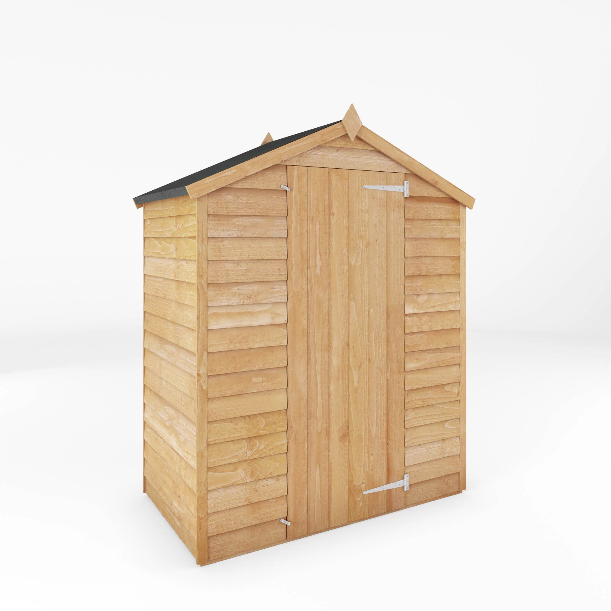 Mercia 5x3 Ft Apex Overlap Wooden Shed With Floor - Image 2