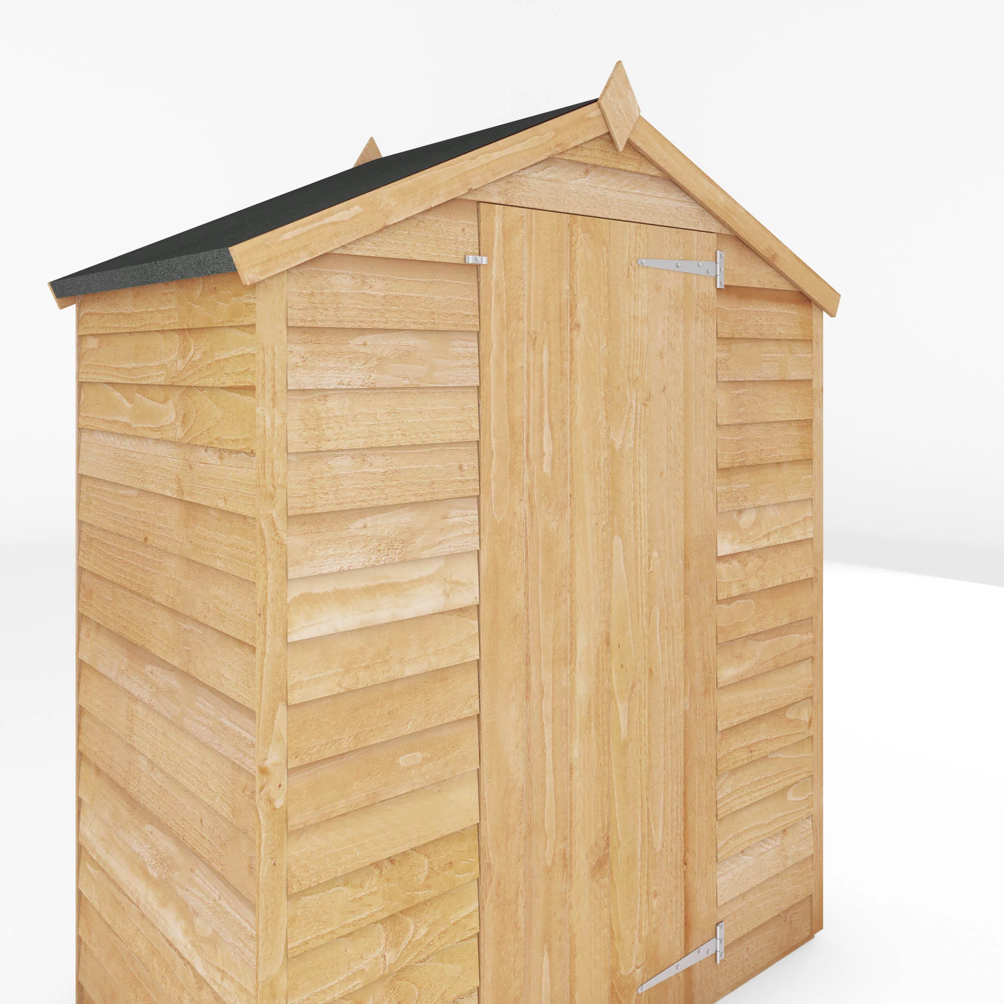 Mercia 5x3 Ft Apex Overlap Wooden Shed With Floor - Image 5