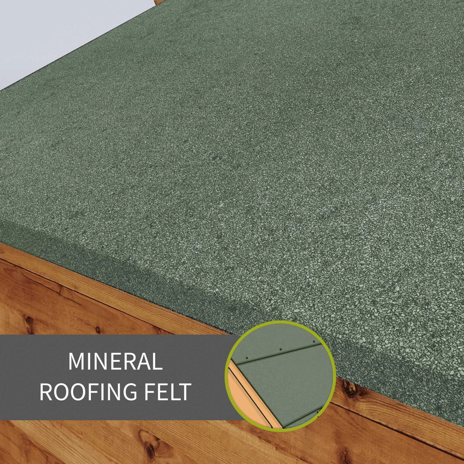 Mercia 6x4 Ft Reverse Apex Tongue & Groove Wooden 2 Windows Shed With Floor - Image 6