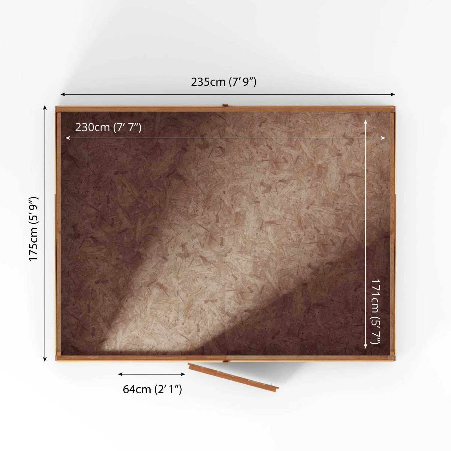 Mercia Pent Overlap Solid Wood Shed With Floor - Image 9