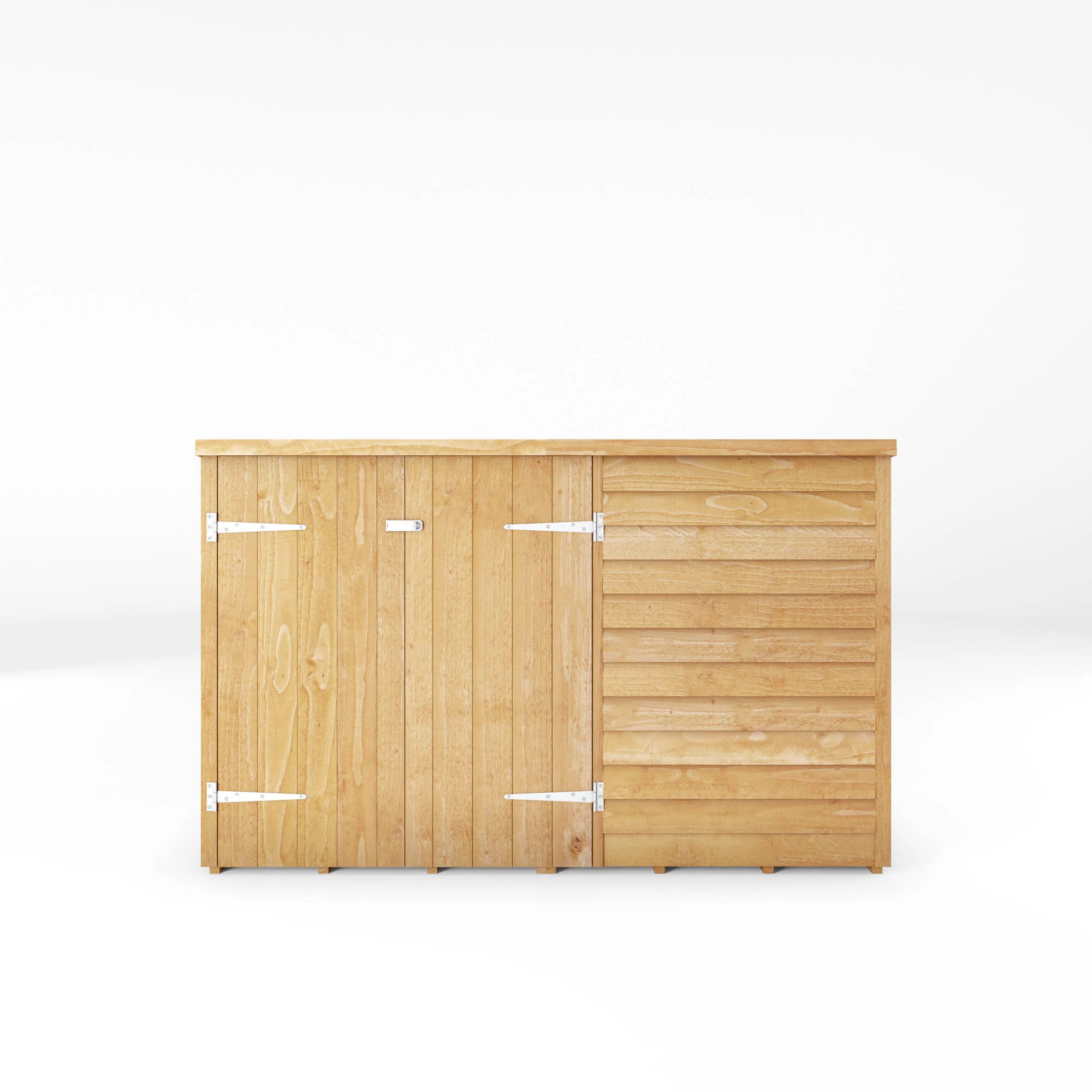 Mercia Solid Wood 3x6 Overlap Pent Bike Store - Image 3