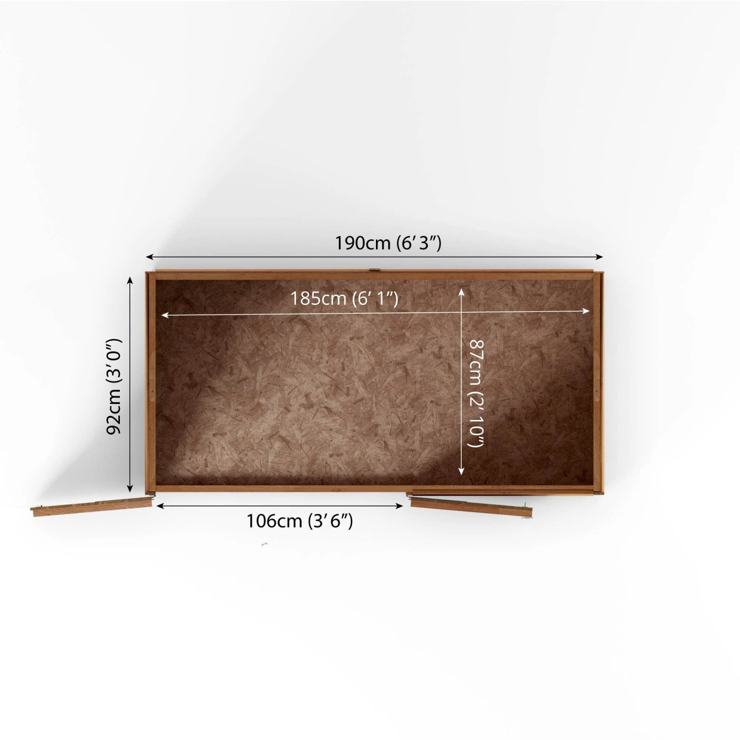 Mercia Solid Wood 3x6 Overlap Pent Bike Store - Image 8