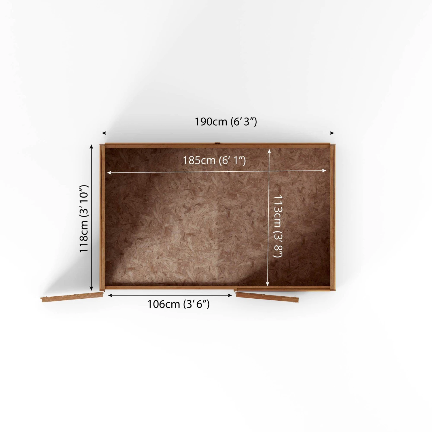 Mercia Solid Wood 4x6 Overlap Pent Bike Store - Image 8