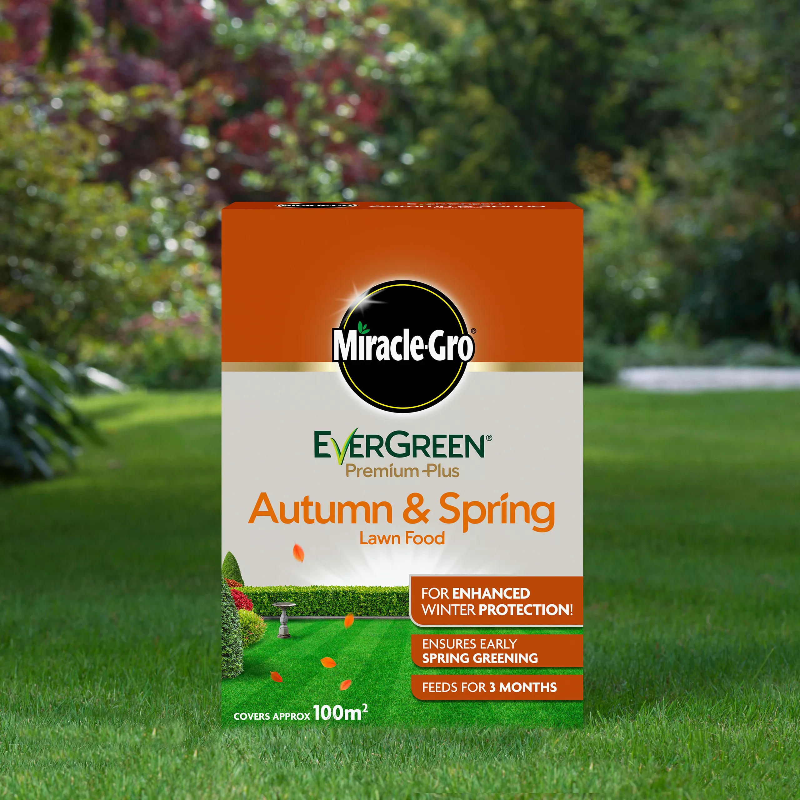 Miracle-Gro Autumn & Spring Lawn Fertiliser Granules 100m² 2kg - Image 3