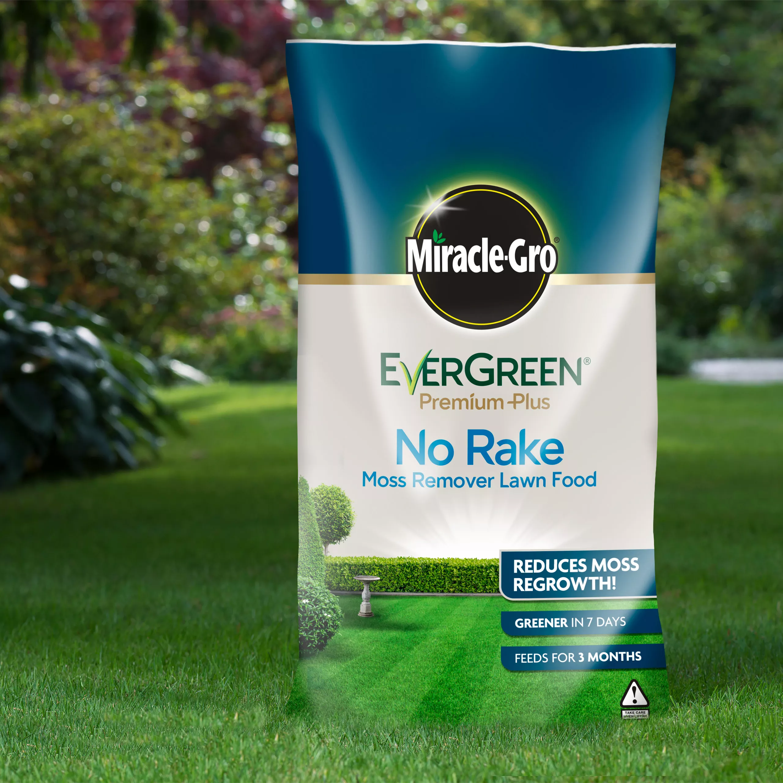 Miracle-Gro No Rake Lawn Fertiliser Granules 50m² 5kg - Image 3