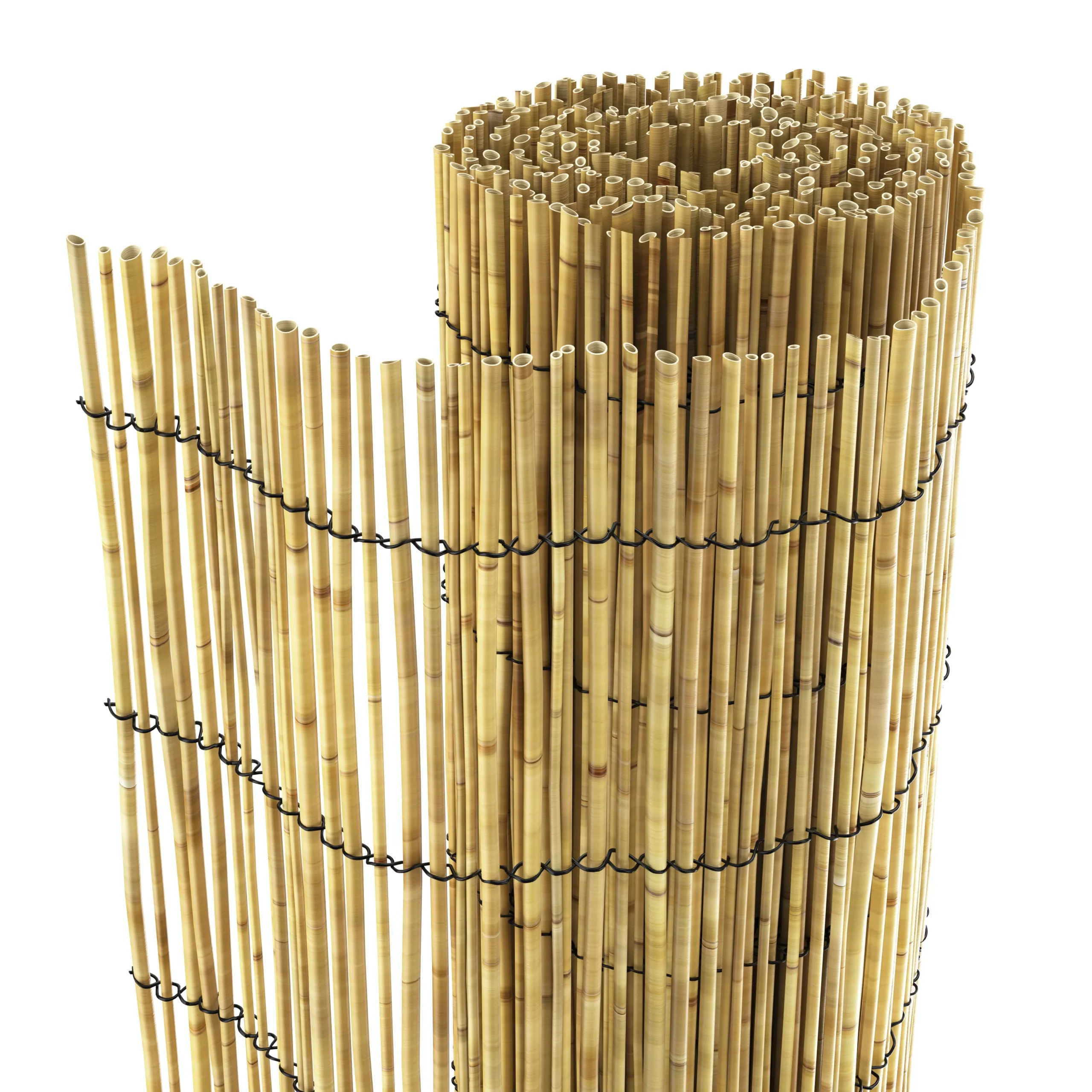 Natural Reed Garden Screen (H)1.5m (W)3m - Image 2