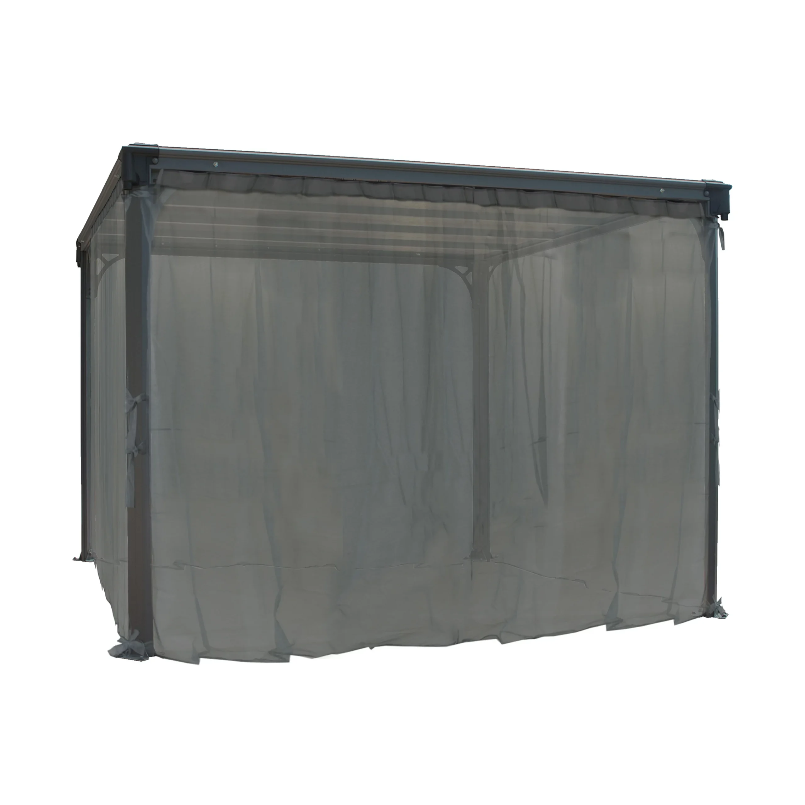 Palram - Canopia 3K Series Grey Polyester (PES) Gazebo Netting, Pack Of 6 (L)2170mm (W)3660mm - Image 3