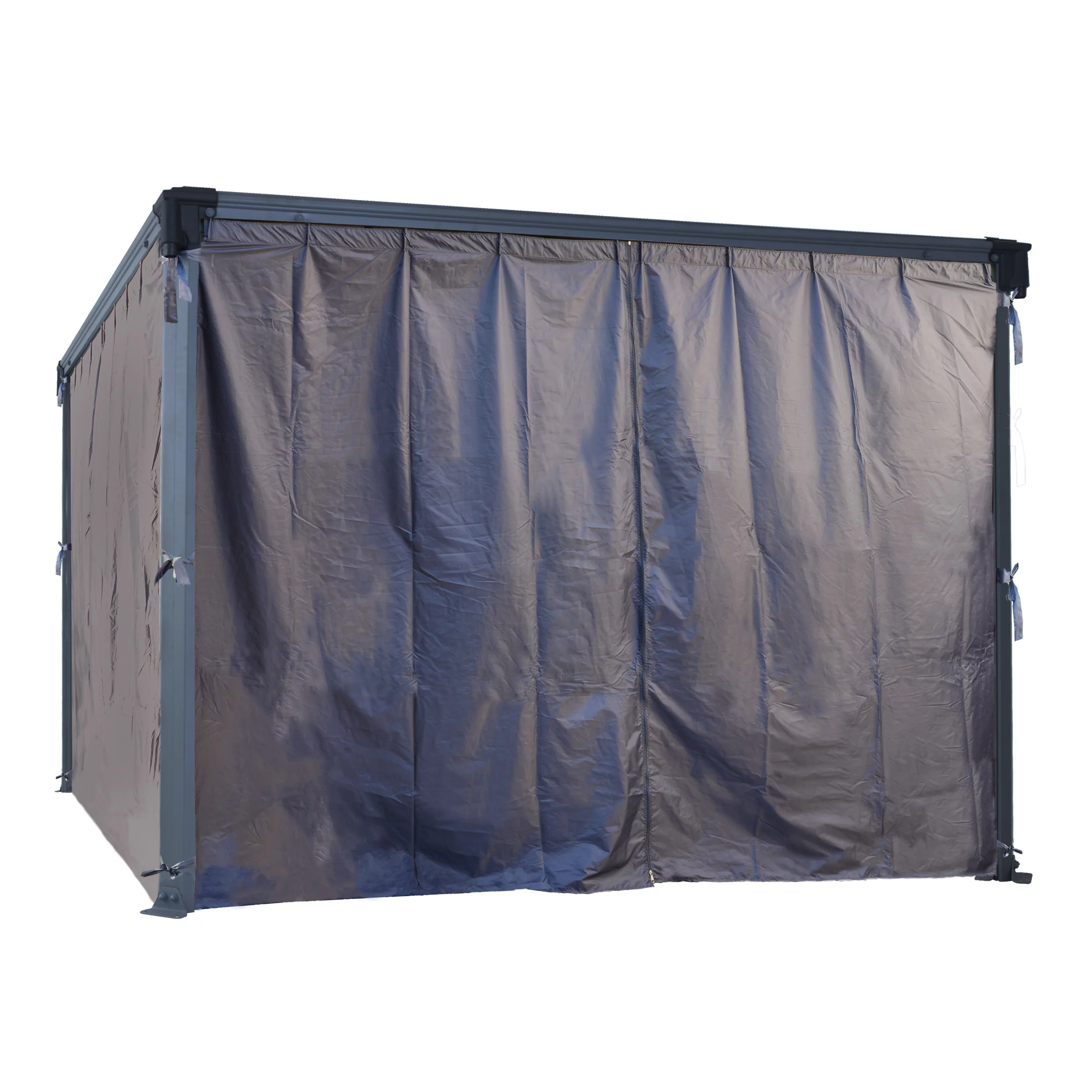 Palram - Canopia 4K Series Grey Polyester (PES) Gazebo Curtain, Pack Of 6 (L)2170mm (W)4010mm - Image 3