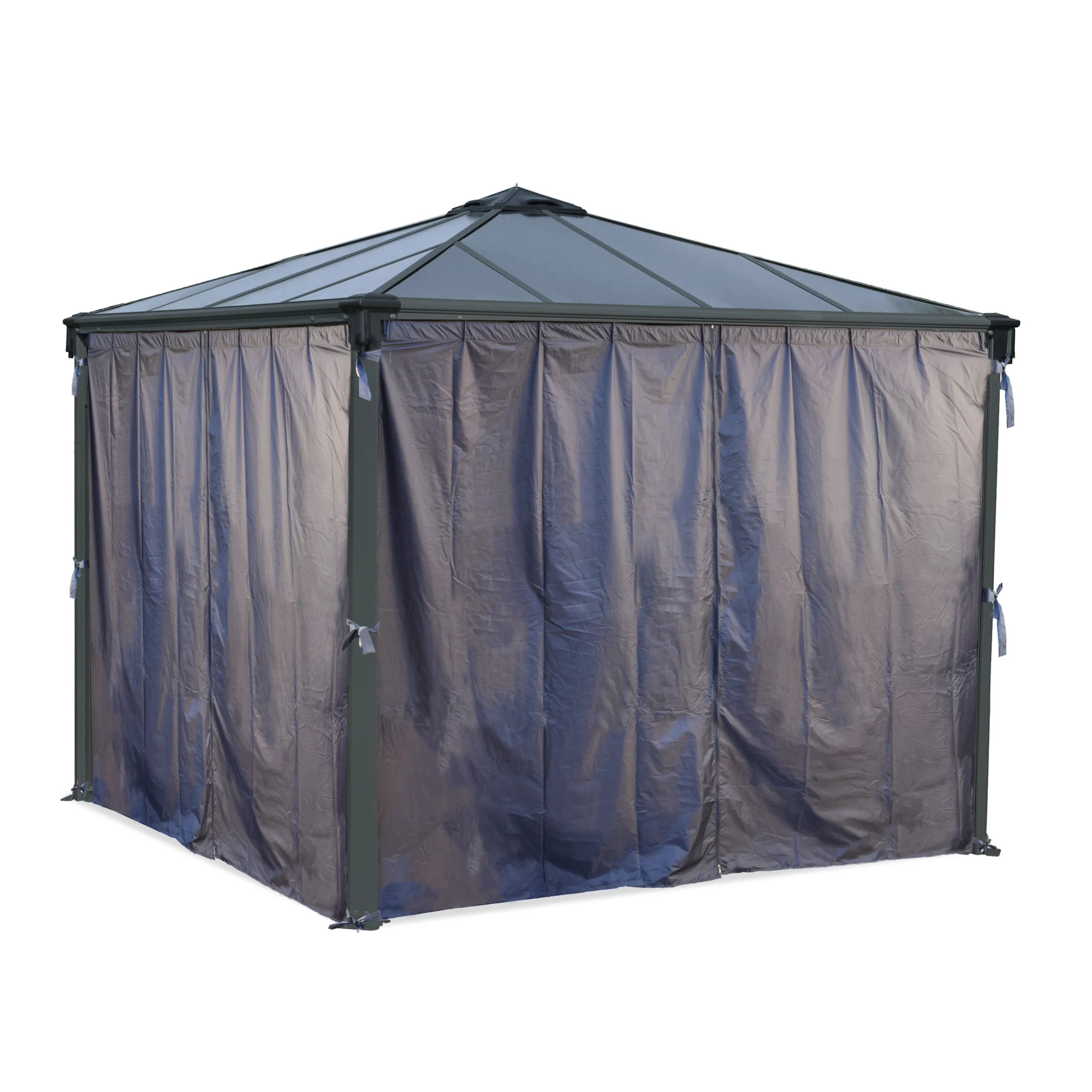 Palram - Canopia 4K Series Grey Polyester (PES) Gazebo Curtain, Pack Of 6 (L)2170mm (W)4010mm - Image 4
