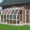 Palram - Canopia 6X10 Barn Plastic Sun Room - Base Not Included