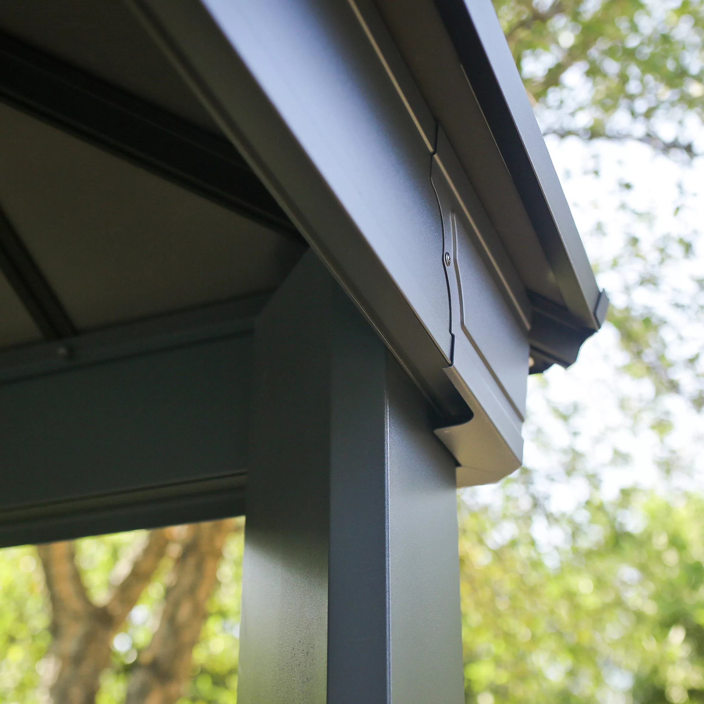 Palram - Canopia Dallas Grey Rectangular Gazebo, (W)4.26m (D)3.64m - Assembly Required - Image 4