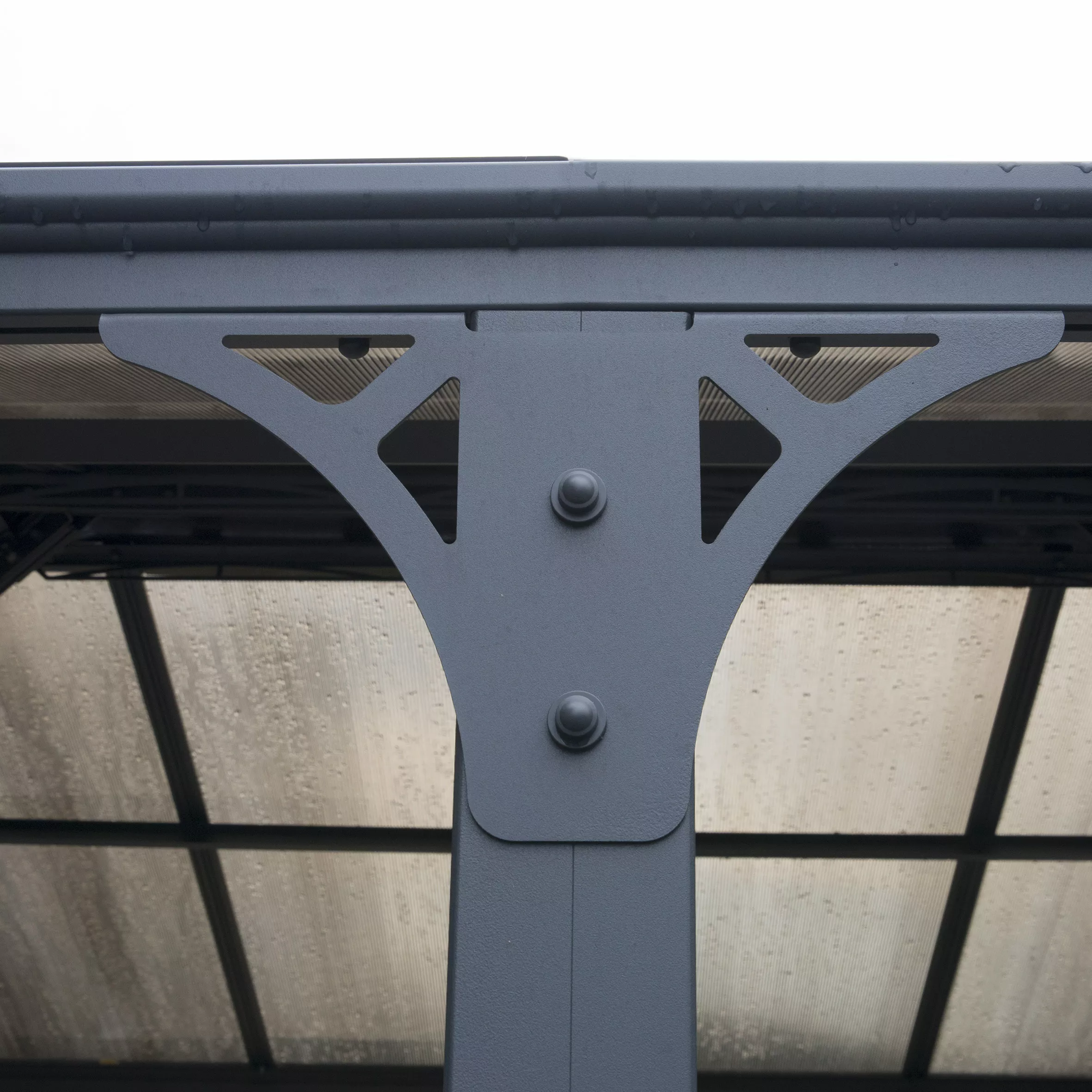 Palram - Canopia Martinique Grey Rectangular Gazebo, (W)3.6m (D)2.96m - Assembly Required - Image 3