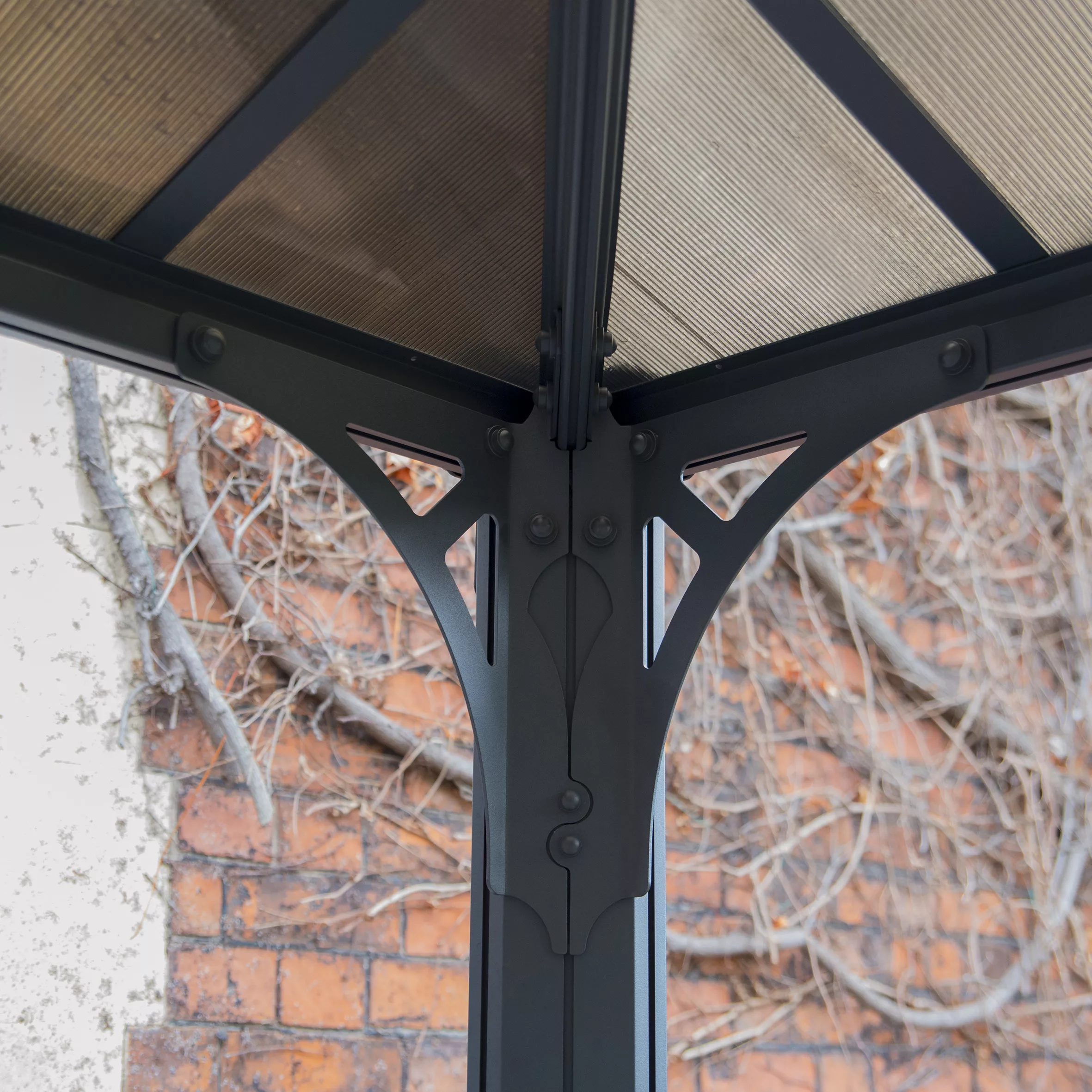 Palram - Canopia Martinique Grey Rectangular Gazebo, (W)3.6m (D)2.96m - Assembly Required - Image 4