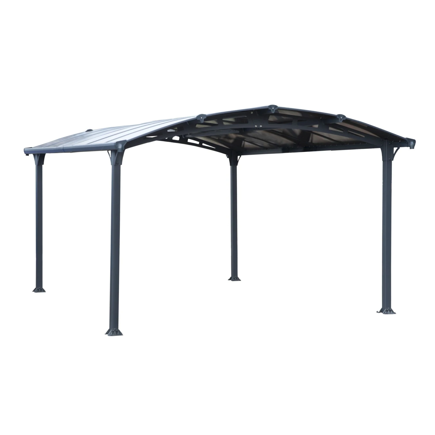 Palram - Canopia Tucson Grey Rectangular Gazebo, (W)4.3m (D)3.59m - Assembly Required - Image 2