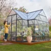 Palram - Canopia Victory Dark Grey 12x10 Greenhouse